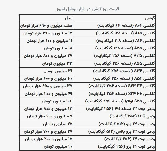 گوشی ۱