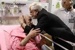 عیادت معاون اول رئیس‌جمهور از حجت‌الاسلام والمسلمین سید محمد خاتمی