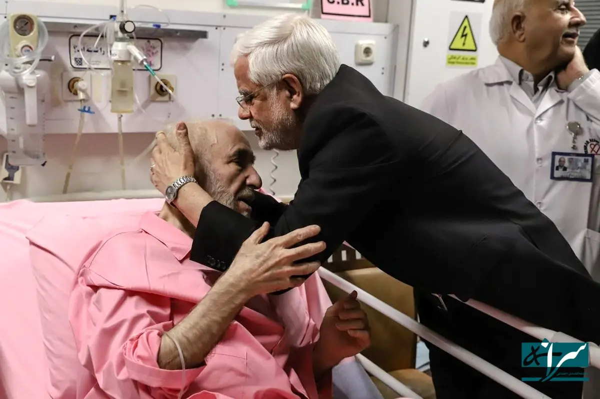 عیادت معاون اول رئیس‌جمهور از حجت‌الاسلام والمسلمین سید محمد خاتمی