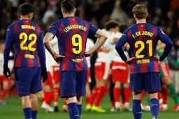 جنجال بزرگ جیرونا-بارسلونا: صحنه شوکه‌کننده فوتبال اسپانیا را به هم ریخت