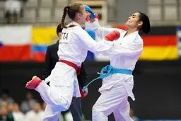 خشم و هیجان در کاراته؛ زینب حسن پور با ضربه‌ای سرنوشت‌ساز فینالیست شد!