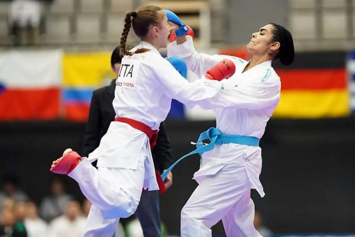 خشم و هیجان در کاراته؛ زینب حسن پور با ضربه‌ای سرنوشت‌ساز فینالیست شد!