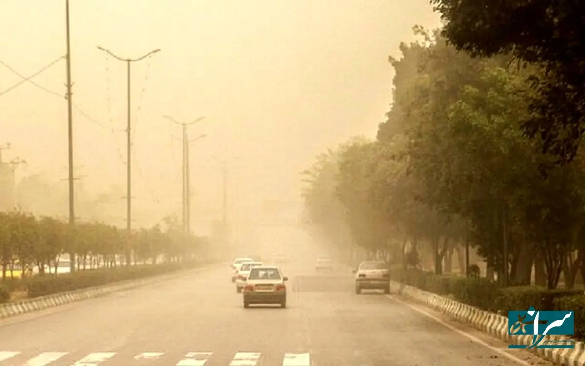 توده عظیم گردوخاک در مسیر ایران