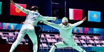  ریحانه رضایی تاریخ‌ساز شد/صعود به یک‌چهارم نهایی شمشیربازی 