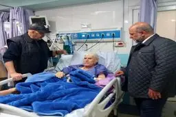 تصاویر تلخ و دردناک از عنایت بخشی در بیمارستان