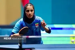 دستاورد شگفت‌انگیز دختر پینگ‌پنگ‌باز ایران: صعود به یک‌شانزدهم نهایی با غافلگیری حریفان!