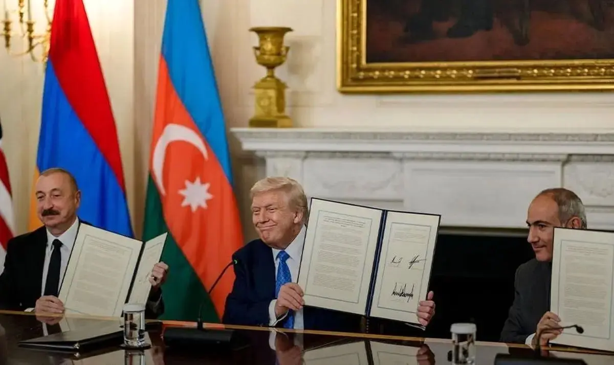 سوتی بزرگ نخست‌وزیر ارمنستان در کاخ سفید + فیلم