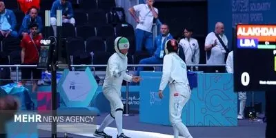 رسوایی در بازی‌های اسلامی: حذف تلخ آخرین شمشیرباز ایران در مقابل ازبکستان!