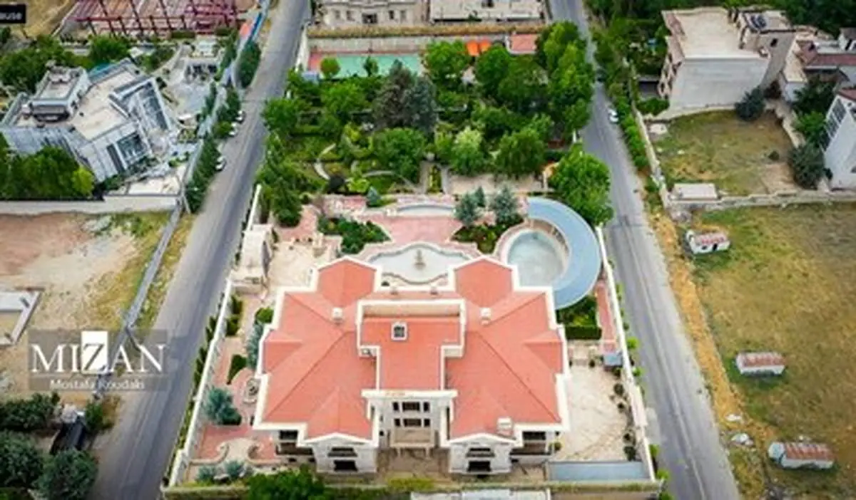 تصویری از ویلای ۸هزار متری متهم چای دبش