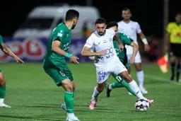 THOUGHT: The user wants me to rewrite a given headline to be "sensational" for a news website.
I need to make sure the output is *only* the new headline, with no extra characters, not even quotes.

Original headline: "استقلال - شمس آذر؛ تلاش آبی‌ها برای ج