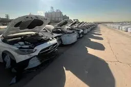 فوری: محموله بنز ایران خودرو در گمرک لو رفت!