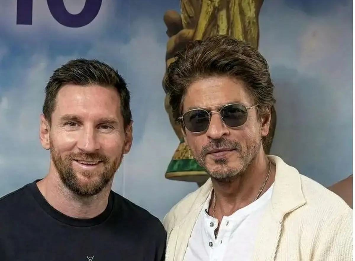 عکس مسی و شاهرخ خان حسابی وایرال شد