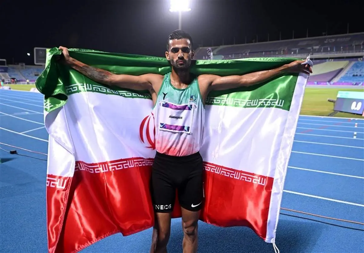 طلسم شکنی امیریان در بازی‌های اسلامی؛ درخشش خیره‌کننده طلا روی سینه او!