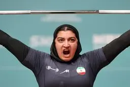 رسوایی در وزنه برداری: زهرا حسینی با حرکت یک ضرب مدال برنز گرفت!