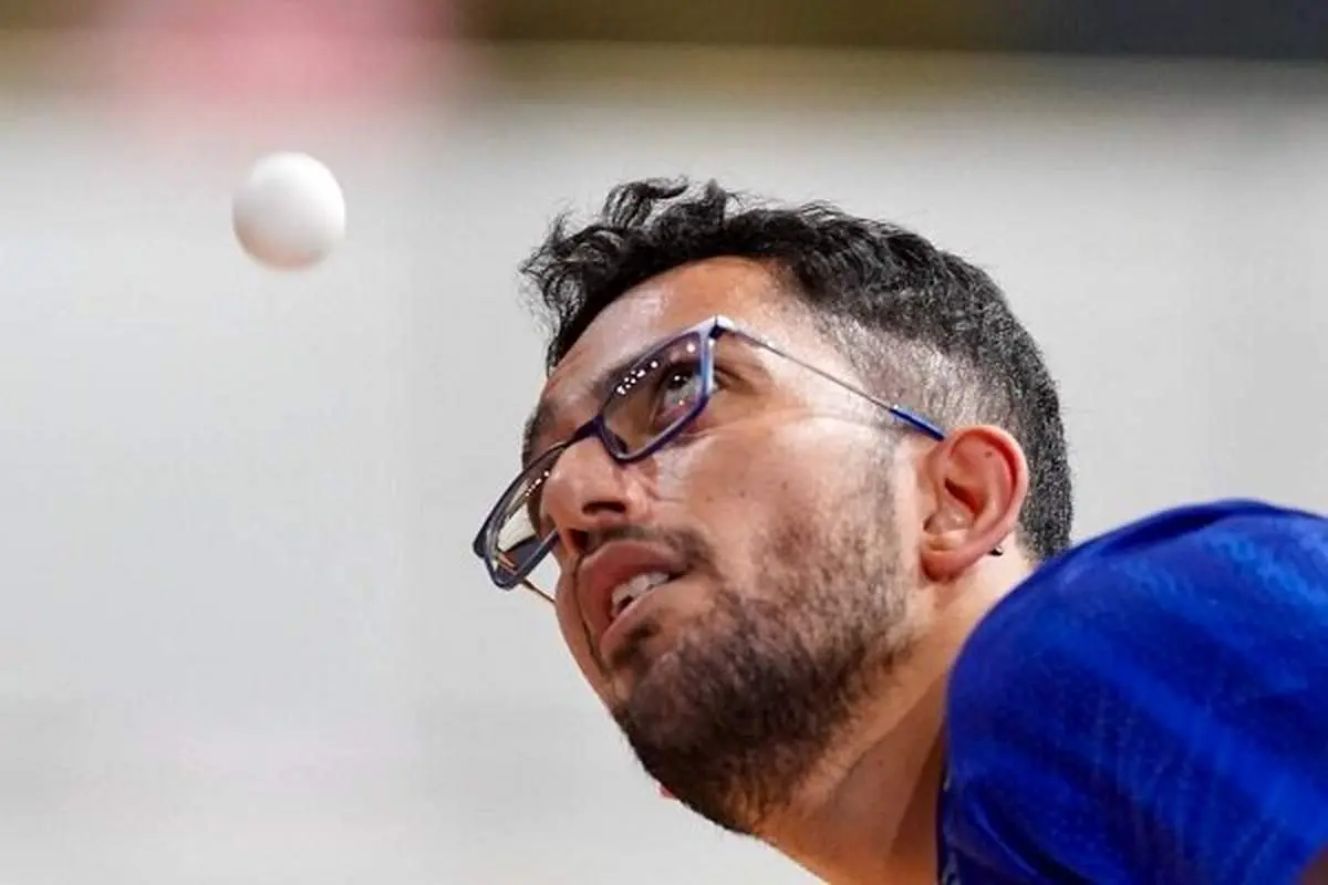 ضربه مهلک چراغی؛ پینگ پنگ باز برزیلی در هم کوبیده شد!