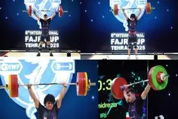 وزنه‌برداران فارس با ۵ مدال لرزاندند! جام فجر زیر و رو شد