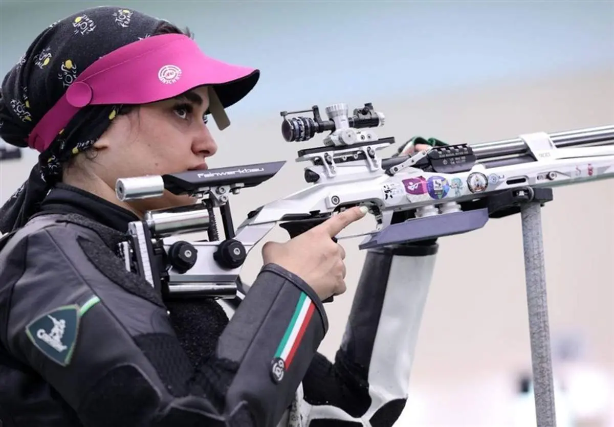 نجمه خدمتی در تفنگ سه وضعیت حذف شد؛ پایان تلخ قهرمانی جهان