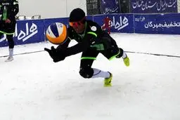والیبال برفی در ایران: همدان میزبان رقابت‌های تاریخی آسیا!