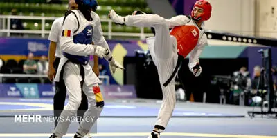 صادقیان تاریخ‌ساز شد؛ صعود باورنکردنی به نیمه نهایی تکواندو!