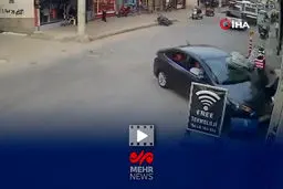 کابوس مرگ در ترکیه: عابر پیاده از کام مرگ نجات یافت!