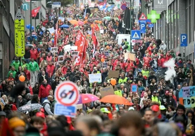 بلژیک در فلج کامل: اعتصاب سراسری، حمل‌ونقل عمومی را به زانو درآورد