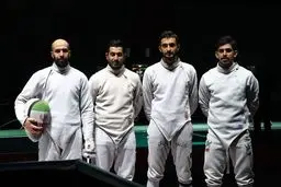 شمشیربازان ایران شگفتی‌ساز شدند؛ صعود تاریخی به یک چهارم نهایی!