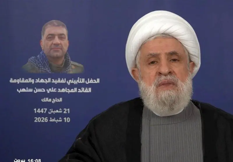 شیخ نعیم قاسم: انقلاب ایران، آتش‌افروز خیزش مقاومت در منطقه!