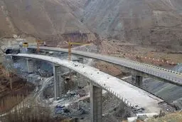 آغاز و پایان احداث ۲ قطعه از آزادراه تهران - شمال