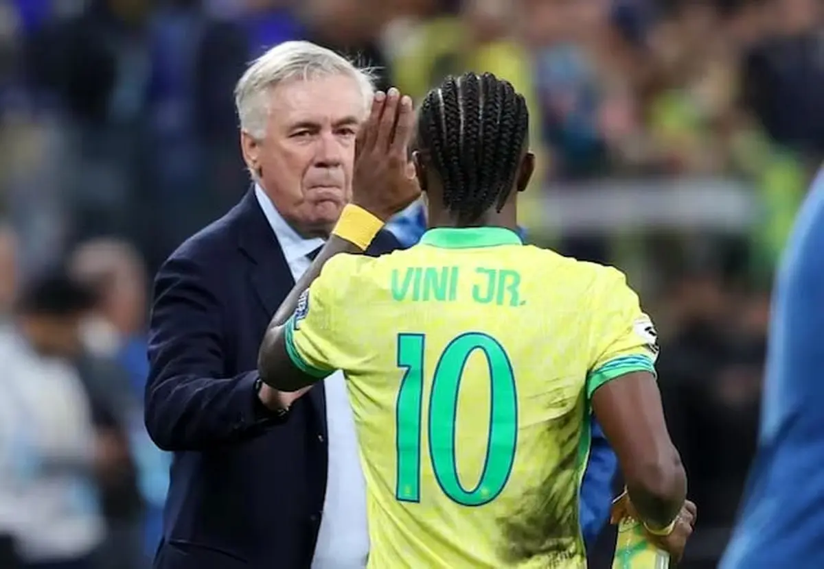 آنچلوتی به ستاره یاغی رئال هشدار داد: وینیسیوس باید احترام بگذارد!