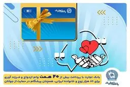 ۲۰ همت تسهیلات ازدواج و فرزندآوری بانک تجارت؛ آیا این رقم واقعی است؟