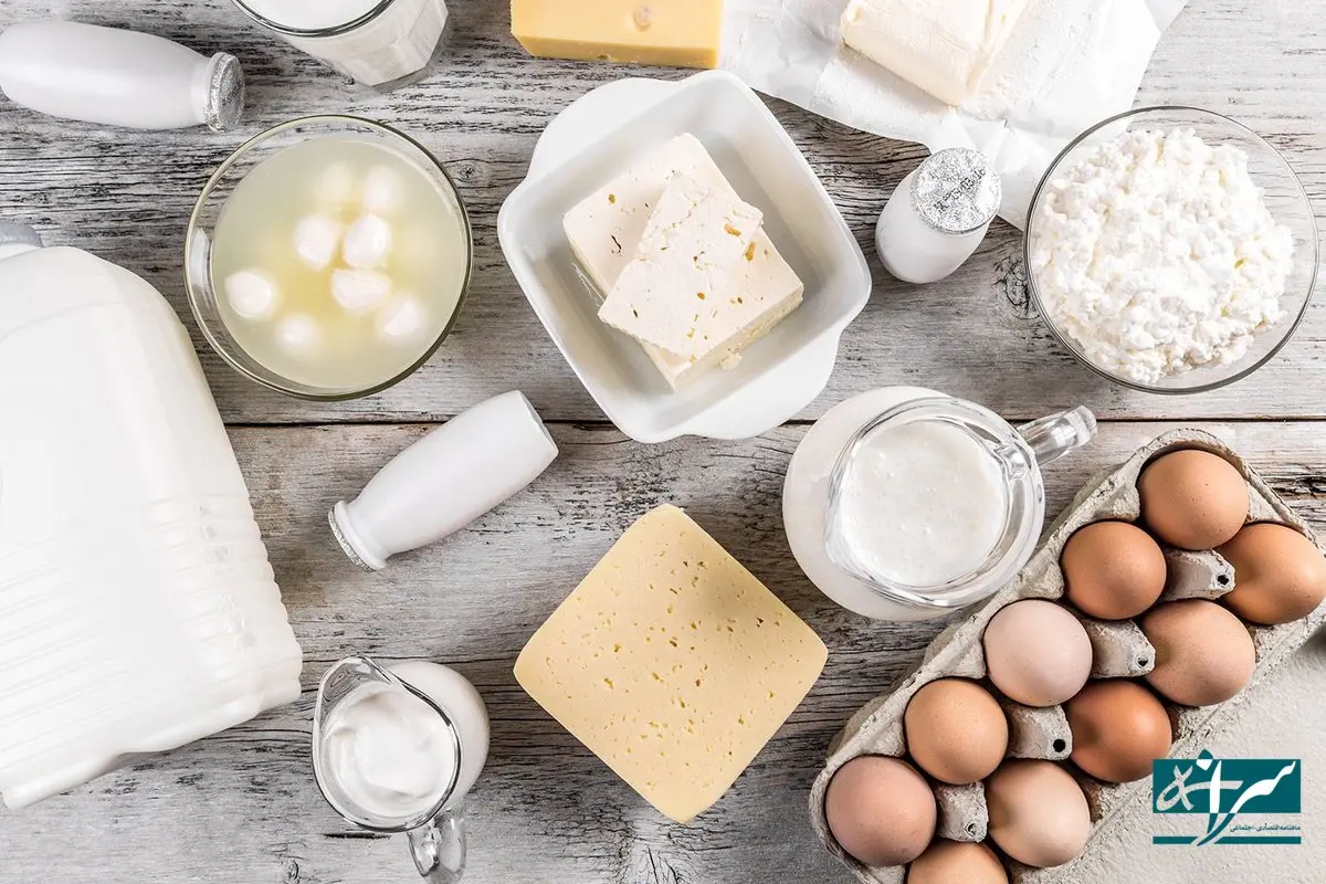 هزینه مصرف لبنیات یک هفته خانواده ۴ نفره + جدول