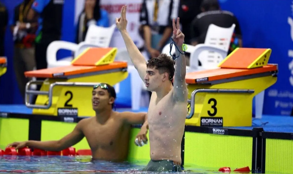 غلامی دومین طلا را ضرب کرد: زلزله در ورزشگاه!