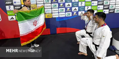 جودوی ایران لرزاند! کاتای ایران در جهان شگفتی آفرید و نایب‌قهرمان شد!