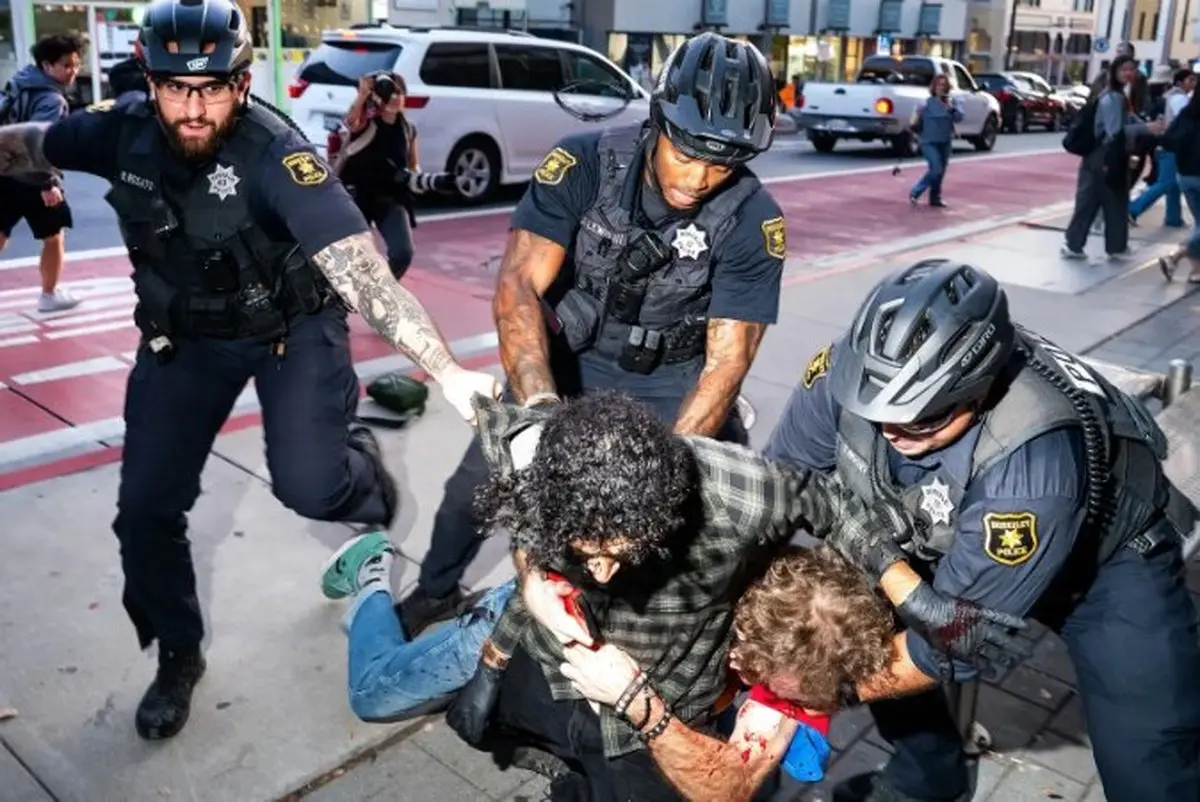 جنجال در برکلی: رویارویی خونین دانشجویان معترض با حامیان ترامپ
