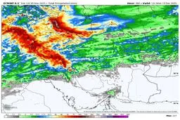 هشدار طوفان و یخبندان: برف و باران شدید تا پنجشنبه، تهرانی‌ها در راه زمستان واقعی!