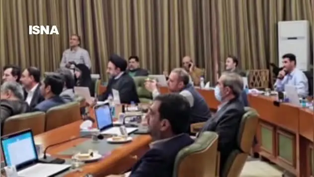 تنش شدید در صحن شورا + فیلم