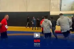 شوکه شدن کشتی‌گیران ایران با حریف تمرینی جدید! 
