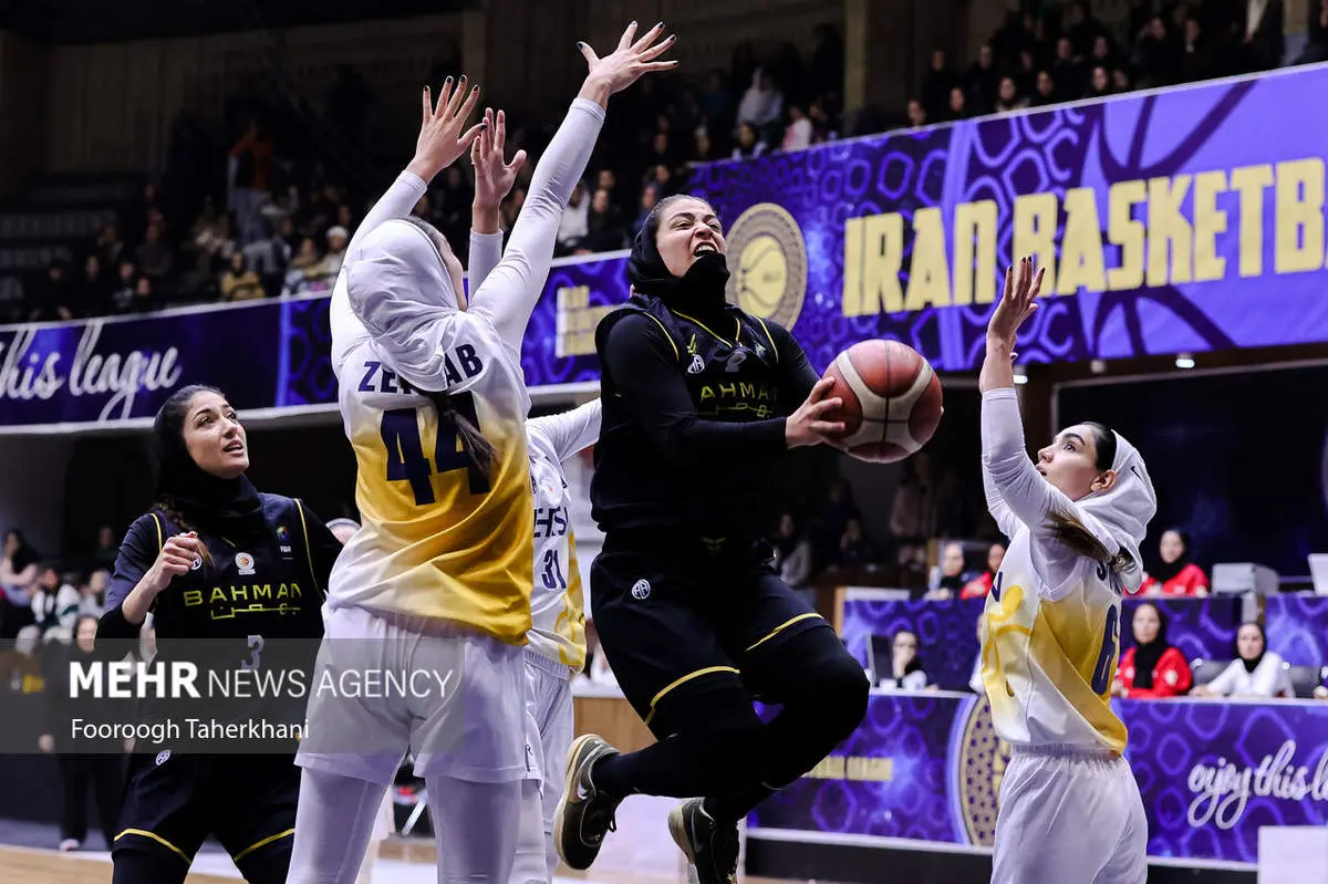فتح قلهها در لیگ بسکتبال زنان: فینالیستها، آبادانیها و مشهدیها در اوج!