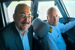 عکس قالیباف در حال خلبانی که حسابی پربازدید شد