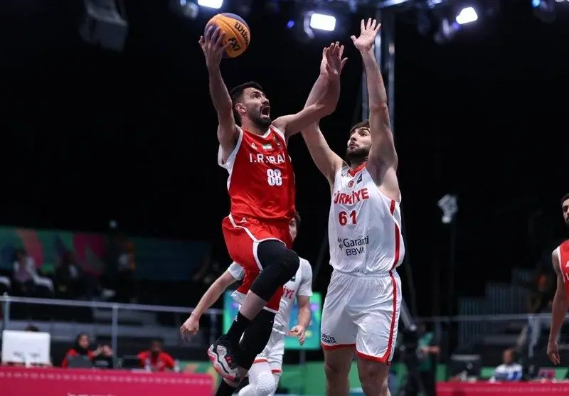 **افشاگری تکان‌دهنده در بازی‌های اسلامی: بسکتبال ایران، مدعی قهرمانی، ترکیه را در هم کوبید!**