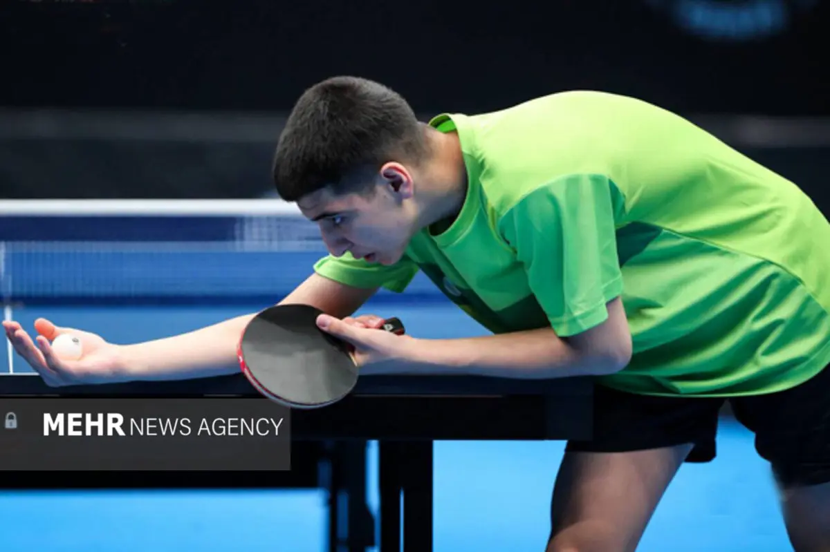 فرجی تاریخ‌ساز شد؛ صعود شگفت‌انگیز به جمع نخبگان تنیس روی میز جهان!