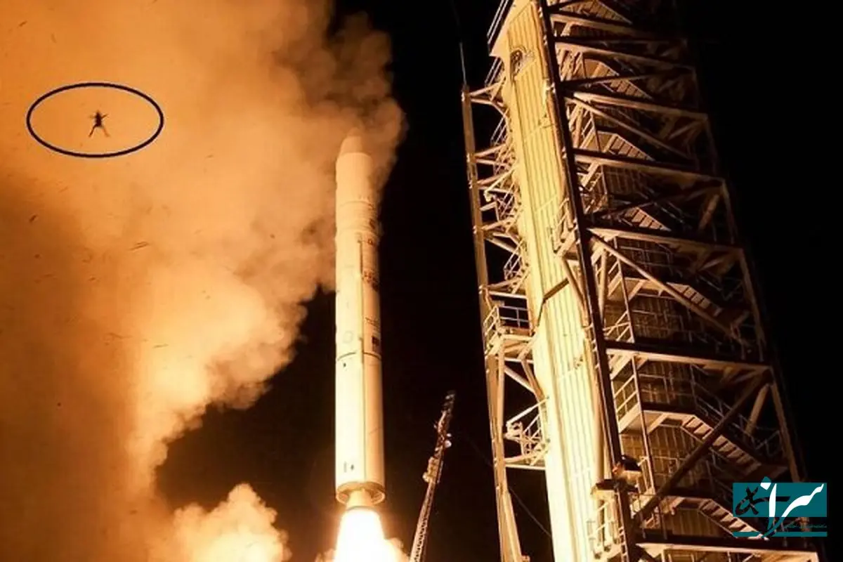 این قورباغه بدشانس همراه موشک به هوا پرتاب شد + عکس