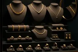 بهترین رنگ برای ویترین طلا فروشی