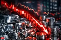 شوک بازار: آیا نقره در آستانه سقوط فاجعه‌بار به کانال ۶۰ دلاری است؟