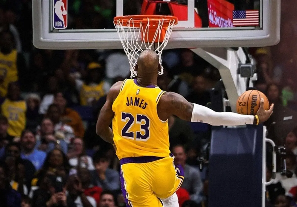 جنجال بزرگ: راز تکان‌دهنده غیبت ابدی لبران جیمز در مسابقه اسلم دانک فاش شد!