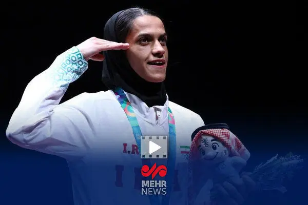 واکنش‌ها به ادای احترام نظامی سارا شفیعی: جنجال بر سر مدال طلای بانوی ایرانی