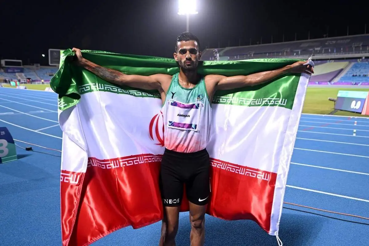 قهرمانی امیریان در ۸۰۰ متر: طلا، اشک و شکستن رکورد!
