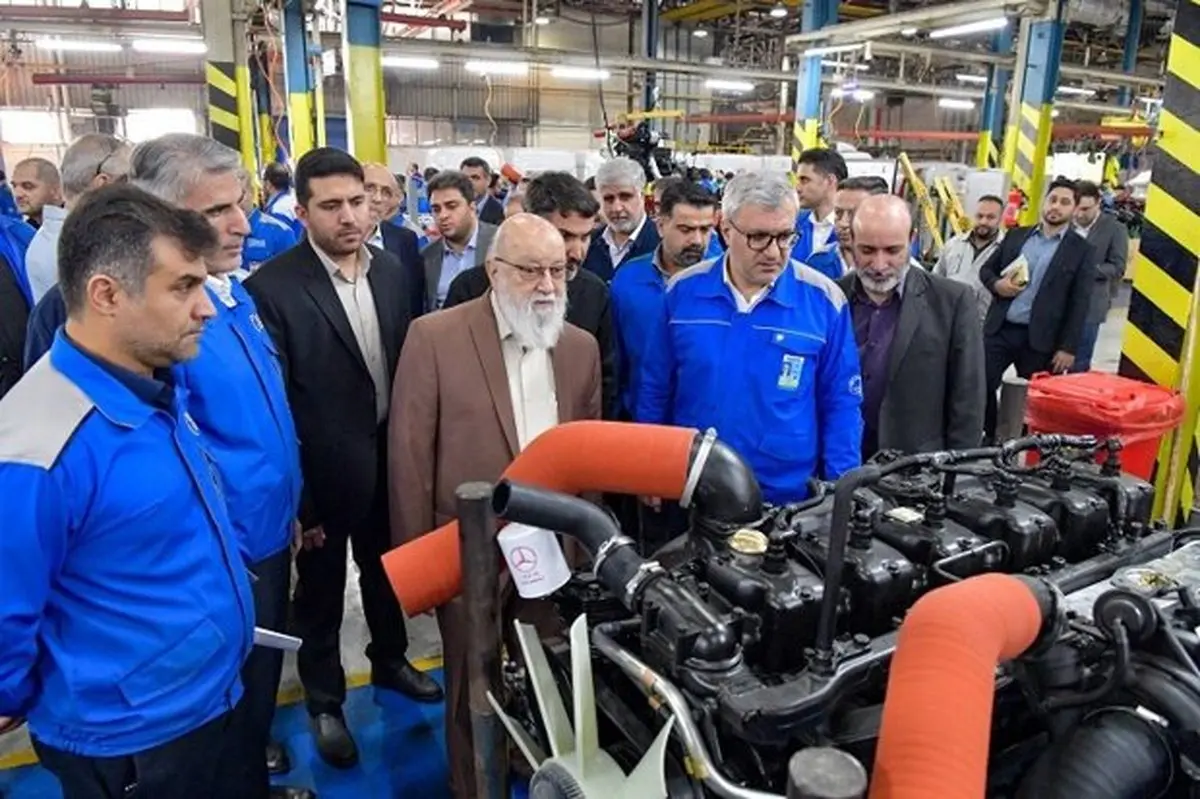 چمران: قالیباف نوسازی ناوگان عمومی را با ایران‌خودرو دیزل کلید زد!