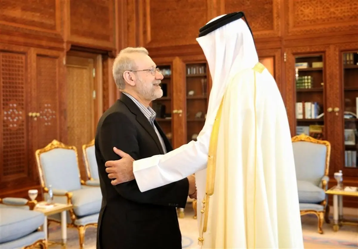 لاریجانی در دوحه: پشت پرده دیدار جنجالی با امیر قطر فاش شد!