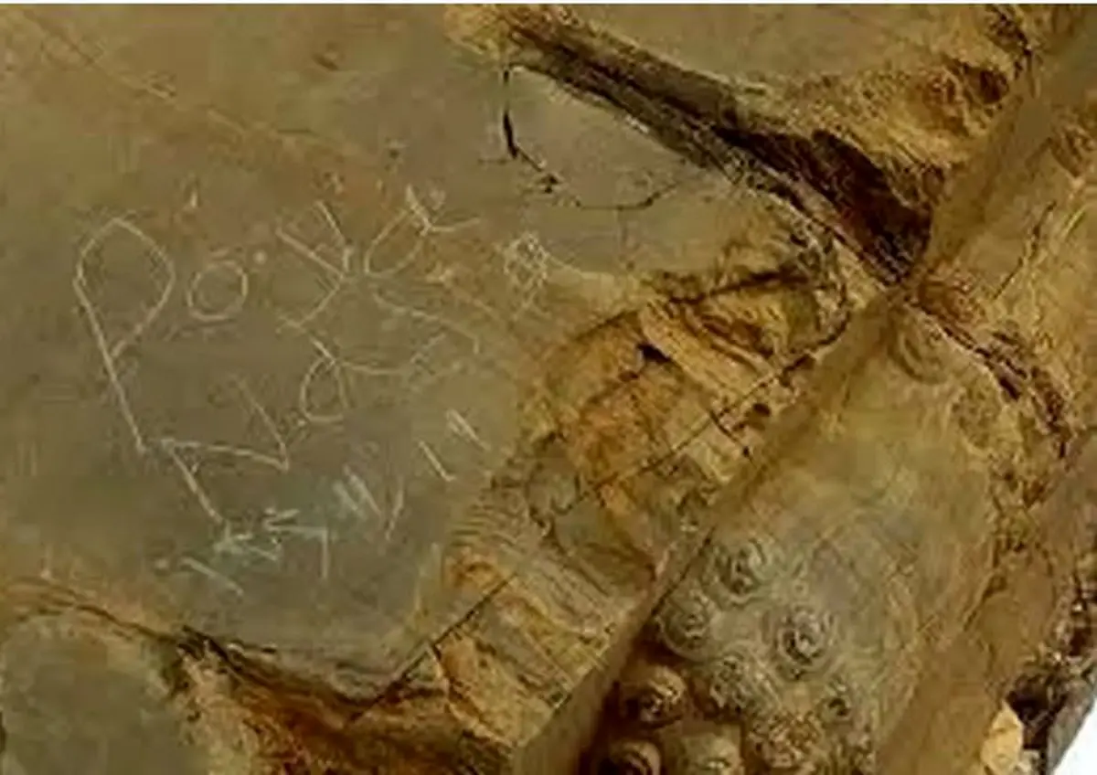 یادگاری‌ جنجالی از تخت جمشید پاک شد